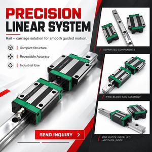 Riel de Guía Lineal Profesional de Fábrica China, Rodamiento Lineal EGH EGW20CA/SA para Máquinas CNC y Láser - Product Image 3