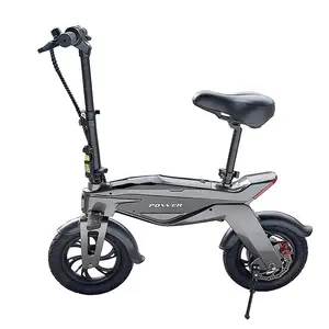 Hot Selling Good Quality 350w 12" Air Filled Tire Max Load 100kg Folding 2 Wheel Adult Electric Scooter