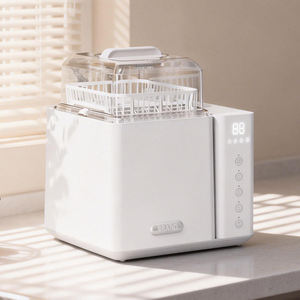 <span class=keywords><strong>Lave</strong></span>-bouteilles et sécheuse multifonctionnelle 4-en-1 en matériau de qualité alimentaire sans BPA, séchage à air chaud, <span class=keywords><strong>lave</strong></span>-<span class=keywords><strong>vaisselle</strong></span> portable - Product Image 1