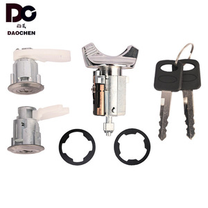 <b>Lock</b> Cylinder Set For Ford Ignition F4TZ1522050B F3UZ1522050D 2 <b>Keys</b> Cylindrical <b>Lock</b> Replacement Part - Product Image 2