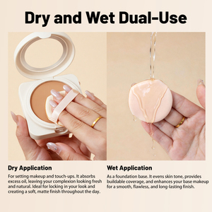 Polvo Fijador de Maquillaje con Espejo, Acabado Mate Natural de Larga Duración para una Piel Uniforme y Perfecta - Product Image 4