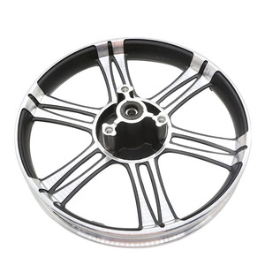Allgemeine Motorrad räder 16 Zoll 16*2,5 16*3,0 2, 50-12 70/90-12 80/90-12 Vakuum reifen Aluminium legierung Scheiben bremse Vorderräder - Product Image 3