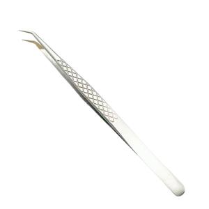 Pince à épiler pour extensions de <span class=keywords><strong>cils</strong></span> Yucagci en acier inoxydable à pointe en fibre traitée thermiquement, durcie, de précision fine, durable, avec une prise parfaite - Product Image 5