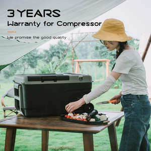 Portable 30L double contrôle de température 12v 24v réfrigérateur Portable voiture réfrigérateur congélateur pour <span class=keywords><strong>camion</strong></span>, RV, bateau, Camping - Product Image 3