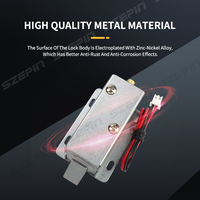 Verrou de contrôle électrique miniature 12 V CC en gros, ensemble de loquet à languette, verrou à solénoïde sans clé pour tiroir de classeur et porte