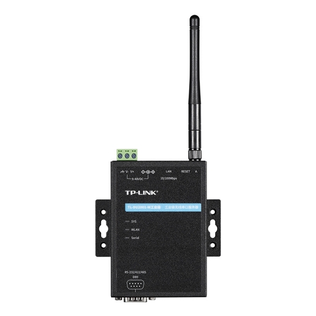TP-Link TL-DU2001-W Industrial Grade 1 DB9 Serial Port 1 RJ45 100m 1 DC Terminal Power Supply Interface 1 Antenna Interface