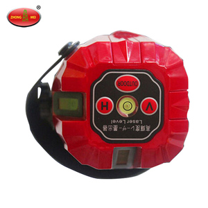 ميزان ليزر أحمر أوتوماتيكي احترافي للأرضيات الداخلية والخارجية بزاوية 360 درجة، خفيف الوزن ومناسب للبناء - Product Image 3