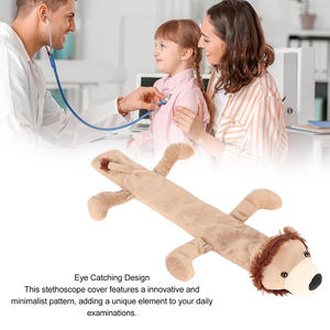 V037, оптовая продажа, плюшевый чехол для стетоскопа с мультяшными животными, защитный чехол для медсестер, врачей, врачей, плюшевый чехол для стетоскопа - Product Image 5