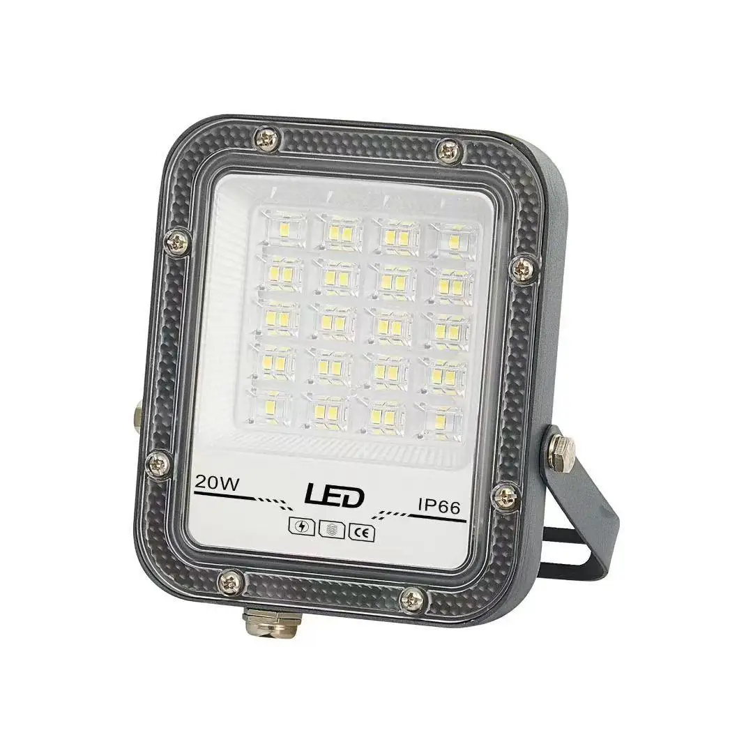 3 Color 6000K Ra90 LED Flood Light 50W Aluminum Body IP66 Waterproof Outdoor Garden & Plaza Decoration Lighting
