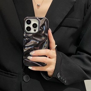 Electroplate Wave trường hợp đối với <span class=keywords><strong>iPhone</strong></span> 16 Pro TPU Cover quay lại cho <span class=keywords><strong>iPhone</strong></span> 16 cộng với 15 14 13 LN007 - Product Image 4