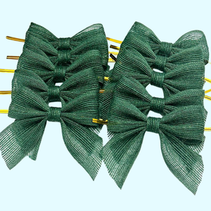 סרט עור קשת בעבודת יד אירופה ואמריקה סִגְנוֹן אביזרי לבוש קישוט קופסת מתנה עשה זאת בעצמך אריזת מתנה לחג המולד - Product Image 6