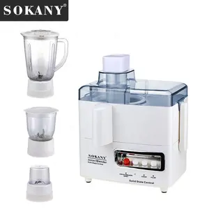 Sokany-Máquina extractora de exprimidor eléctrico 4 en 1, máquina extractora de jugo de cocina de belleza de cítricos de naranja fresca y personal