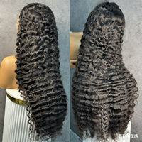 Perruque en cheveux humains vierges vietnamiens, bouclés birmanes, avec dentelle HD frontale pré-épilée, aspect naturel, vente en gros