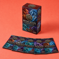 Cartes de jeu TCG Anime personnalisées imprimées en gros d'usine, cartes de jeu TCG style Anime, cartes de jeu de collection avec boîte de rangement