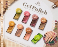2 Vernis Gel Magnétique Effet Œil de Chat Scintillant Premium pour Vente en Gros B2B & Personnalisation de Marque Sans HEMA Sans TPO