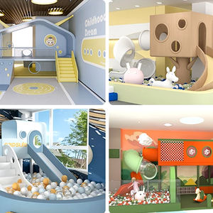 อุปกรณ์สนามเด็กเล่นในร่มขนาดเล็ก โครงปีนป่ายนุ่มพร้อมบ่อบอล เหมาะสำหรับห้องเล่นในบ้าน โรงเรียน อนุบาล และเด็กๆ - Product Image 6