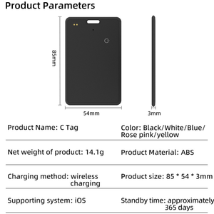Localisateur GPS intelligent pour portefeuille, carte de crédit, passeport, étanche, ultra-fin, compatible avec la fonction <span class=keywords><strong>Localiser</strong></span> de l'iOS, anti-perte, avec logo personnalisé - Product Image 5