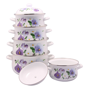 Couvercles en émail durable de casserole, 10 pièces, bon marché, promotion, meilleure vente en usine - Product Image 3