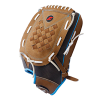 Guante de béisbol profesional de 13 pulgadas, web cerrada, Juego de Liga oficial, piel de cerdo, bordado para zurdos