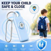 Lolifong GPS Anti-perte Rechargeable Porte-clés en métal avec alarme personnelle pour femmes Fonctionne avec l'application Find My pour retrouver les objets