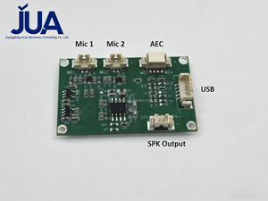 ミニシングル/デュアルチャンネルUSBポートノイズキャンセリングアレイマイクモジュール（会議音声配信、音声録音用） - Product Image 4