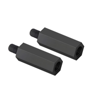 Entretoises hexagonales en nylon à une extrémité, colonnes de support d'isolation en plastique M2 M2.5 M3 M4 M5