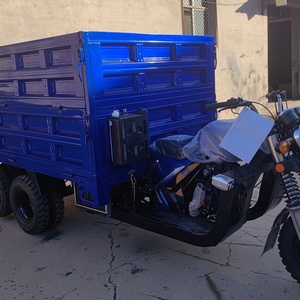 Tricycle de transport motorisé à 9 roues et 2 essieux de 350 cm³ / Tricycle de transport à benne basculante à 9 roues et double essieu arrière de 350 cm³ - Product Image 6