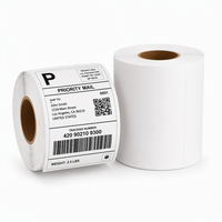 Étiquettes d'expédition en accordéon 100x150mm en gros, étiquettes de bordereau A6 imperméables, étiquettes thermiques 4x6 pour l'emballage de colis express