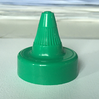 Bouchon anti-déversement en PP de 38 mm avec bouchon à vis en couleur personnalisée, taille de port 1 pouce pour bouteilles de sauce de qualité alimentaire, modèle PG-03