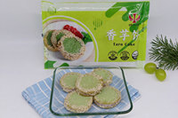 Assortiment d'aliments surgelés-Assortiment de gâteaux Taro Kuchen Goût sucré Emballé dans une boîte pour l'achat de panique