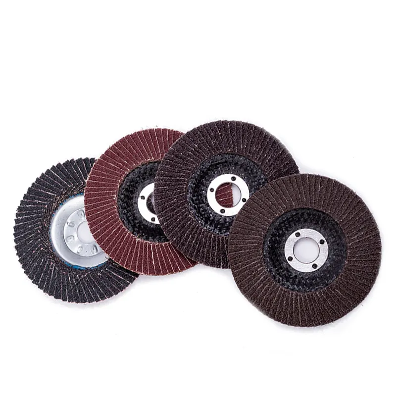 4Inch Verticale Flap Disc 40 Grit Aluminium Oxide Slijpen Schijven