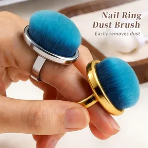 Brosse à poussière pour ongles réglable, portable, mains libres, à poils doux, pour manucure, dépoussiéreur, outil de nettoyage pour usage domestique - Product Image 1