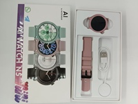 Montre connectée intelligente MA36M avec écran HD de 1,45 pouces, WhatsApp et Telegram, réponse rapide, étanche IP68, modes multisports, moniteur de fréquence cardiaque et de sommeil