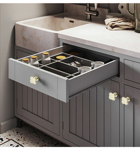Four-leaf clover colored single-hole pull handle for simple cabinet and wardrobe <b>door</b> handles - Product Image 4