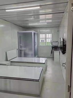 Qingdao Lanjing 20ft Boîtier de conteneur intégré Conception personnalisée économique Pack plat avec acier et panneau sandwich