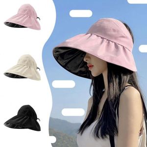 Chapeau de soleil bob pliable pour femme, style pêcheur, à large bord, printemps-été - Product Image 1