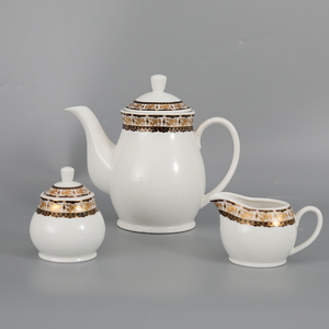 Sang trọng Hoàng Gia vàng rim gốm bộ đồ ăn cho khách sạn đám cưới banque nhà hàng nhà - Product Image 5