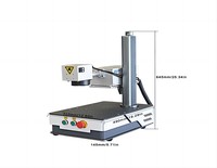 Imprimante laser UV portable, nouvelle mini machine de gravure laser AI pour verre, acrylique, bois, métal, plastique, marquage de logo, puissance laser