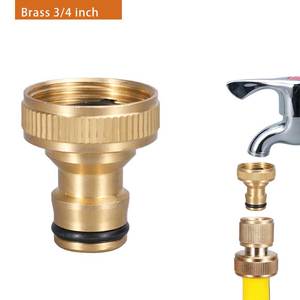 1 pièce de raccord fileté GHT en laiton massif de 3/4 pouces, connecteur rapide femelle - Product Image 3