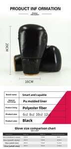 Gants de boxe pour adultes en gros pour la combat, la boxe avec bandages. Gants d'entraînement en cuir pour Sanda, avec protection. - Product Image 6
