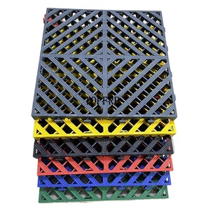 Large Aperture Drainage Anti Slip Garage <b>Plastic</b> Floor Tiles - Product Image 1