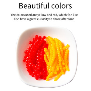 Ya Jie Outdoor Soft Ball <b>Float</b> 4mm <b>Fishing</b> Bait Red Yellow Artificial Shrimp Corn Outdoor <b>Fishing</b> Beads 300pcs - Product Image 3