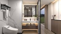Confort Luxe Préfabriqué Acier Intelligent Minuscule Espace Capsule Maison Préfabriqué Capsule Chambre Hôtel Espace Capsule Maison