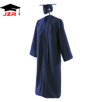 Robe de graduation personnalisée de haute qualité, toges et chapeaux de graduation pour le lycée, robe de graduation pour adultes
