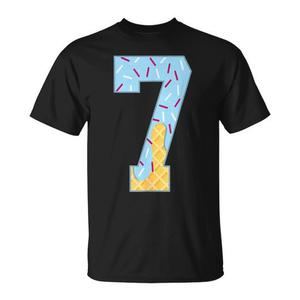 Number 7 Ice Cream Drip T-<b>Shirt</b> <b>Meme</b> Halloween Costume Adult Unisex - Product Image 1