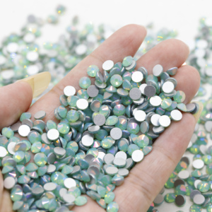 Diamantes de Imitación SS3-SS50 Sin Fijación en Caliente, Espalda <span class=keywords><strong>Plana</strong></span>, Verde Ópalo Mirage - Product Image 3