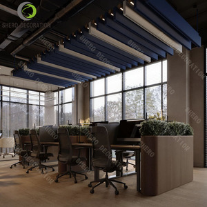 Modern Office Furniture Set High Quality Modern Wooden Workstation Desk Office Furniture For Company Showroom - Product Image 1