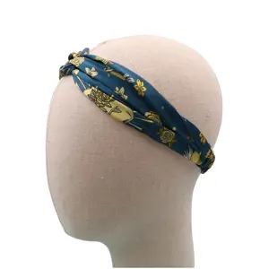 Bando Cuci wajah olahraga wanita kustom kualitas tinggi ikat kepala elastis aksesoris rambut bando Sweatband wajah perempuan kosmetik