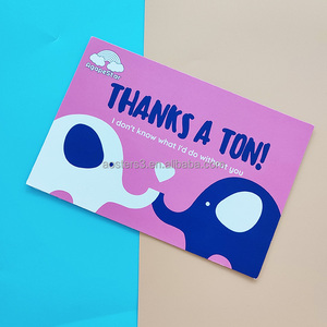 Tarjetas de felicitación navideñas, impresión personalizada de lujo, nuevo diseño, tarjetas de agradecimiento, venta al por mayor - Product Image 2