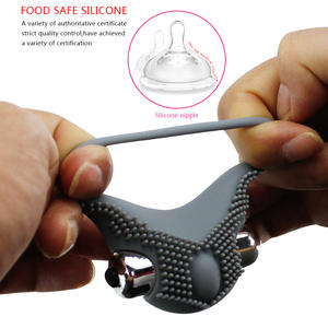 Bestseller Erwachsenen-Sexspiel Penisring Bondage und Ejakulationsverzögerung Silikonmaterial BDSM Originaltyp Modell für Männer - Product Image 2